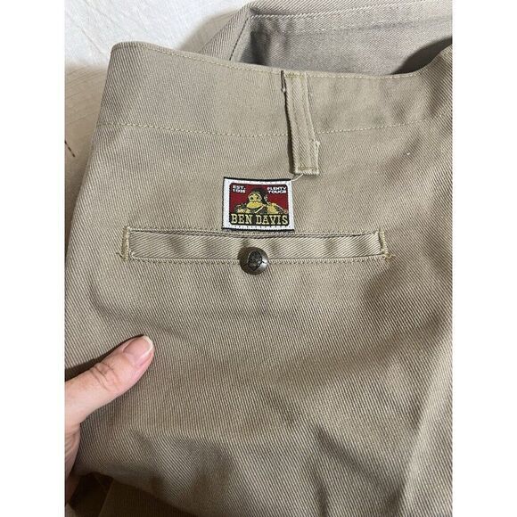 Ben Davis Original Tan Khaki Work Pants Size 36.    M3 - Picture 7 of 12